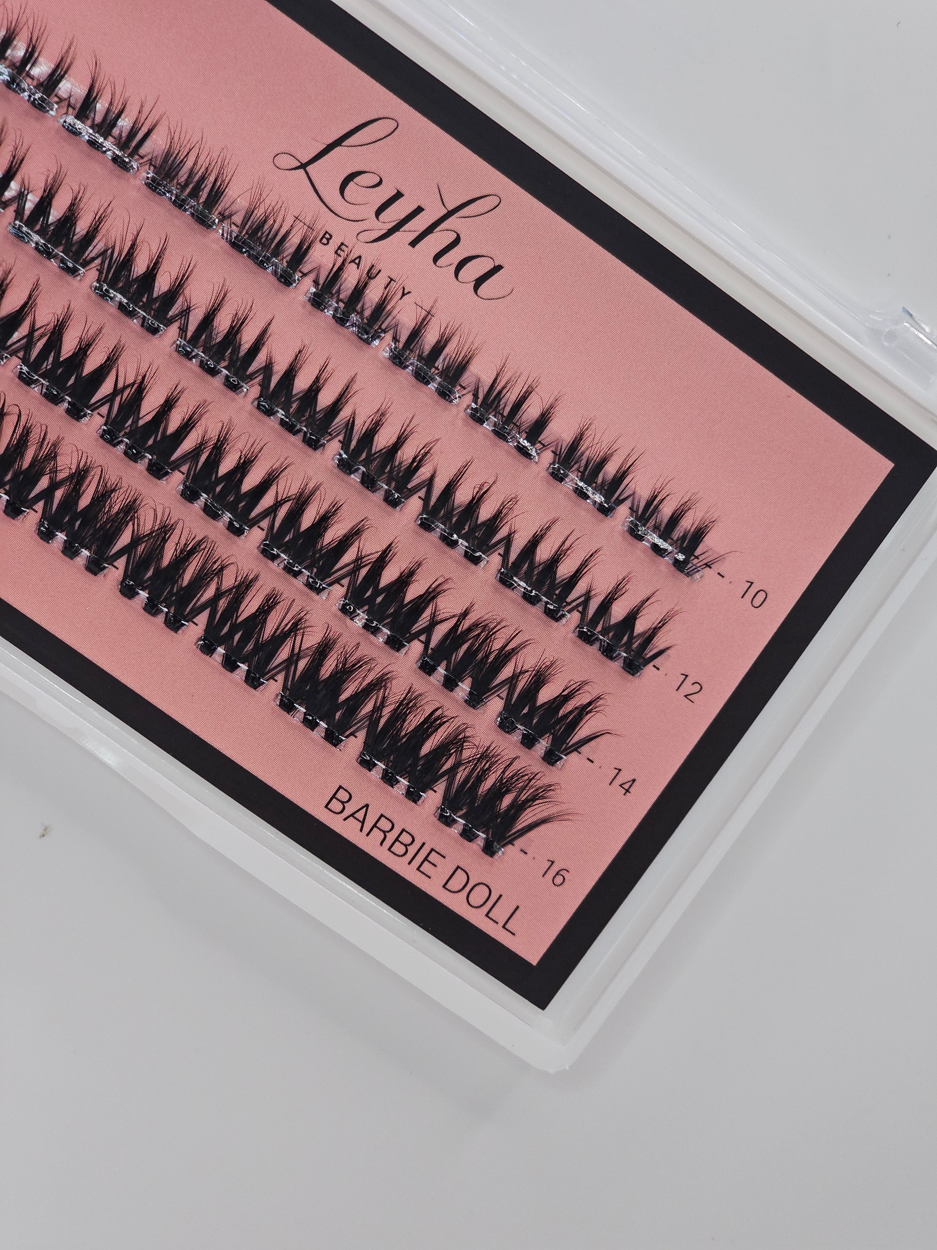 BARBIE DOLL: SEAMLESS FINISH PRE-GLUED LASH COLLECTION BY LEYHA BEAUTY
