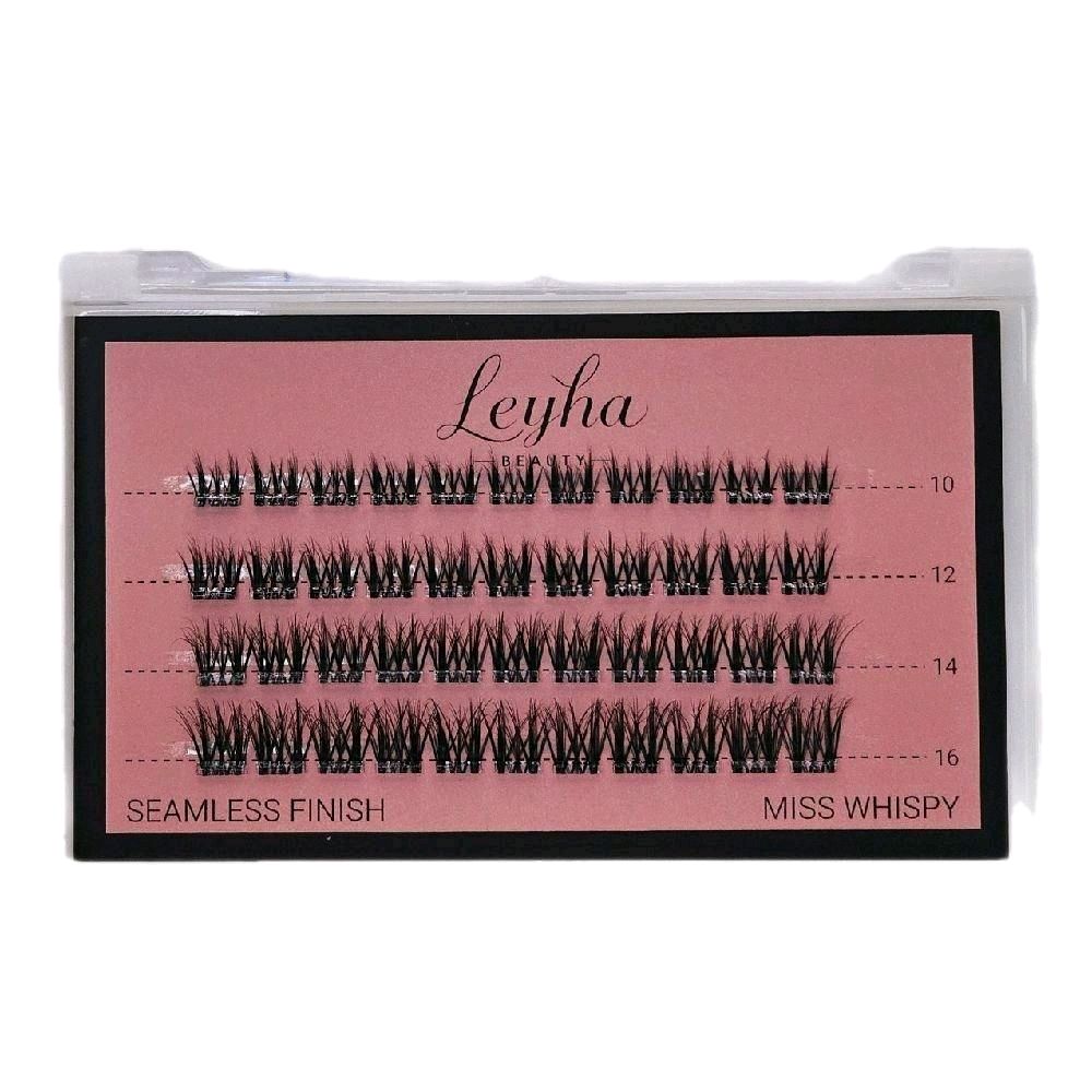 MISS WHISPY: SEAMLESS FINISH PRE-GLUED LASH COLLECTION BY LEYHA BEAUTY