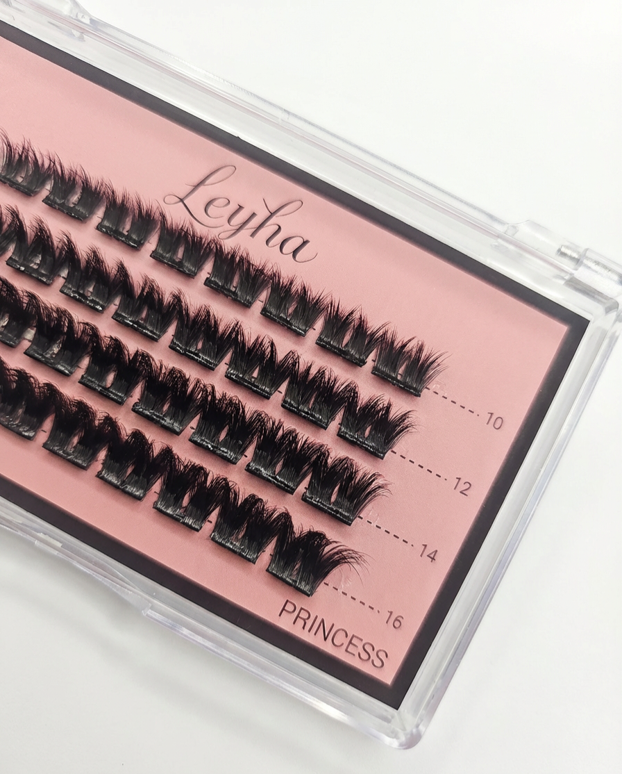 PRINCESS: SEAMLESS FINISH PRE-GLUED LASH COLLECTION BY LEYHA BEAUTY