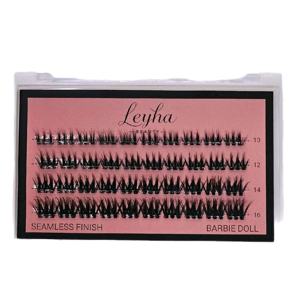 BARBIE DOLL: SEAMLESS FINISH PRE-GLUED LASH COLLECTION BY LEYHA BEAUTY
