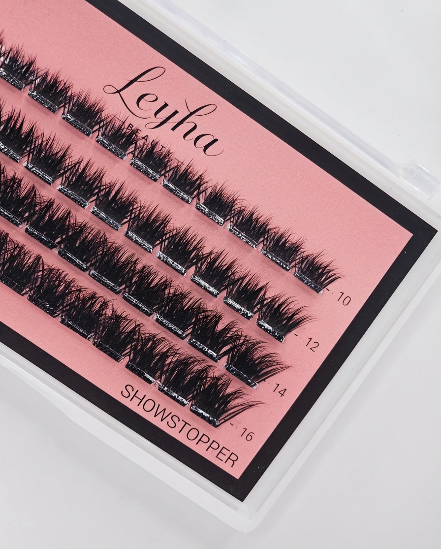 SHOWSTOPPER: SEAMLESS FINISH PRE-GLUED LASH COLLECTION BY LEYHA BEAUTY