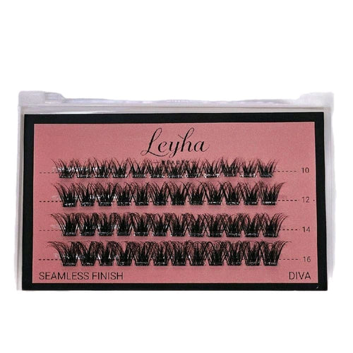 DIVA: SEAMLESS FINISH PRE-GLUED LASH COLLECTION BY LEYHA BEAUTY